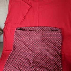 NWOT TC Tall & Curvy Legging and XXL Tee Set Lot